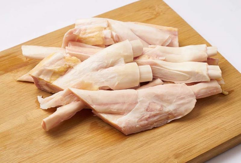 Gân bò cần chọn loại có sắc trắng hồng tự nhiên