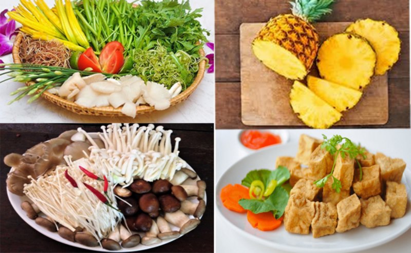 Dứa vừa chín tới sẽ có mùi thơm vừa phải