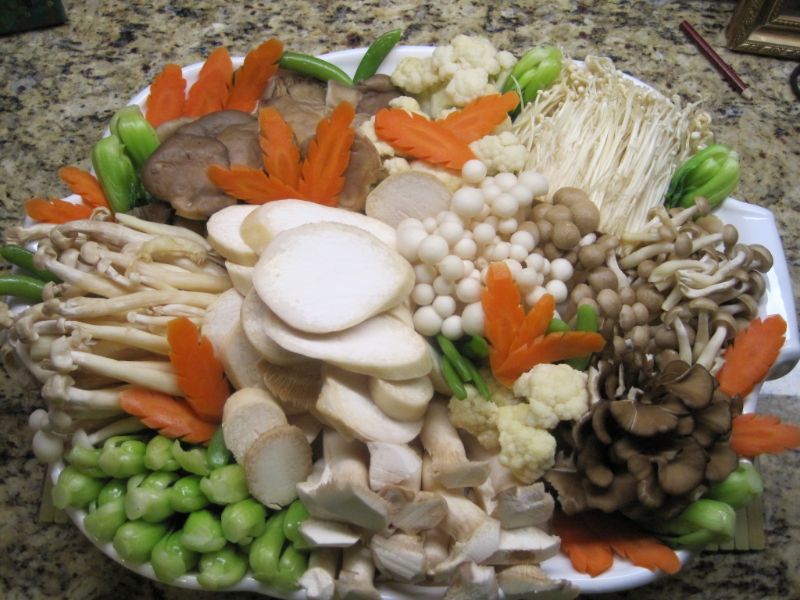 8: Bạn có thể chuẩn bị các loại rau nấm theo sở thích