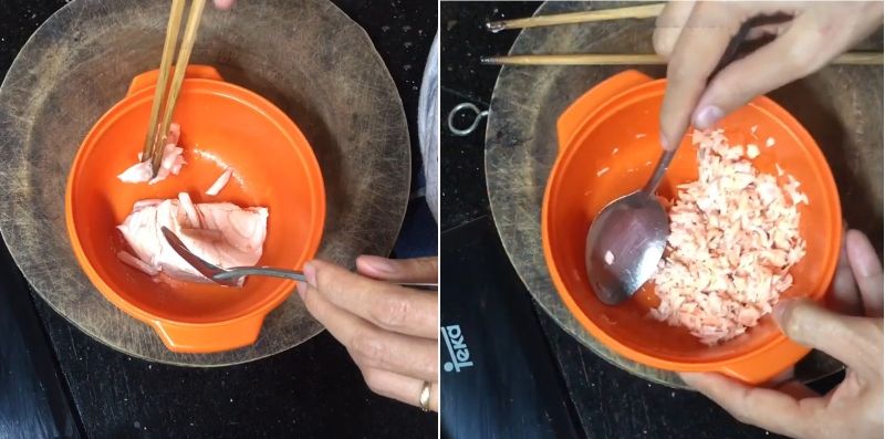 10: Với cháo nấu cho trẻ em, bạn cần lọc xương cá thật cẩn thận