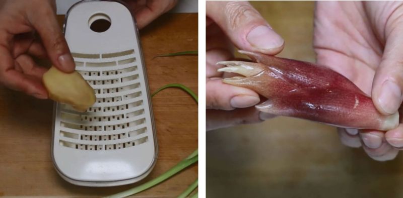 Sơ chế các nguyên liệu cần thiết