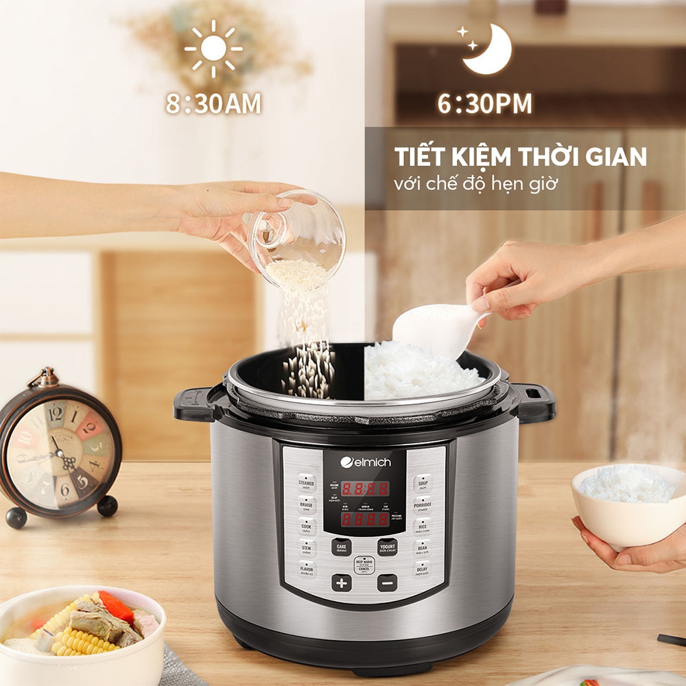 Nồi áp suất tiết kiệm thời  gian