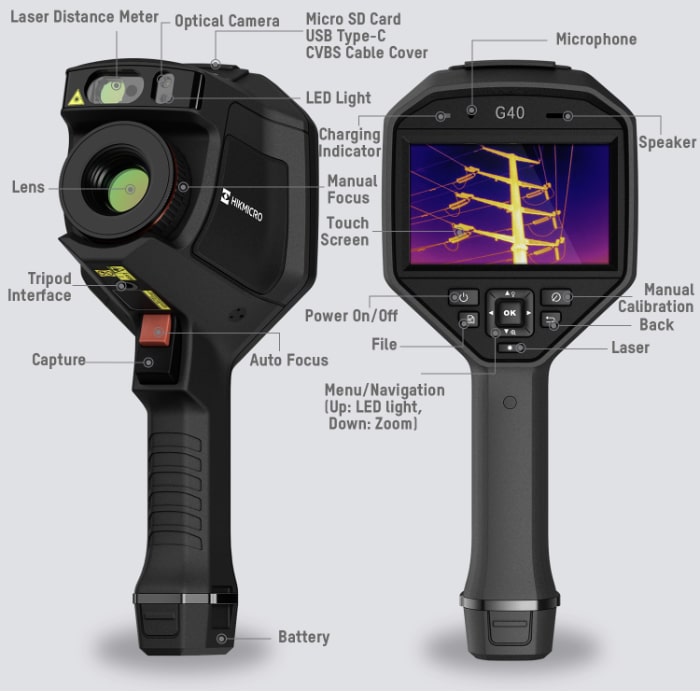 Camera đo nhiệt cầm tay HIKMICRO G40