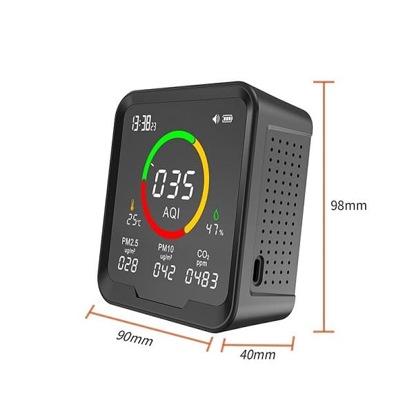 CẢM BIẾN BỤI MỊN PM2.5, PM10, CO2 KẾT NỐI WIFI