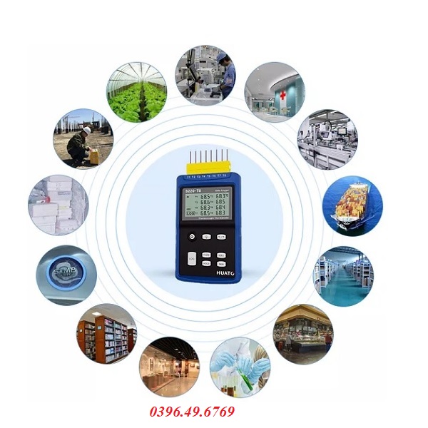 MÁY ĐO GHI NHIỆT ĐỘ TIẾP XÚC 8 KÊNH S220-T8 HUATO