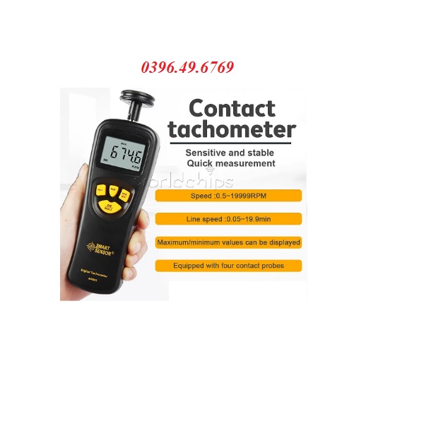 MÁY ĐO TỐC ĐỘ VÒNG QUAY TIẾP XÚC AR925 SMART SENSOR
