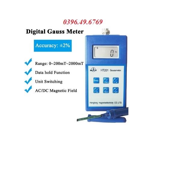 MÁY ĐO TỪ TRƯỜNG NAM CHÂM HT201