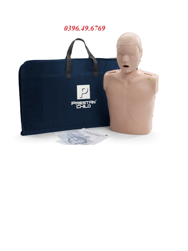 MÔ HÌNH HỒI SỨC TIM PHỔI CPR/ MÔ HÌNH ÉP TIM THỔI NGẠT TRẺ EM CÓ ĐÈN BÁO MODEL PP-CM-100M-MS