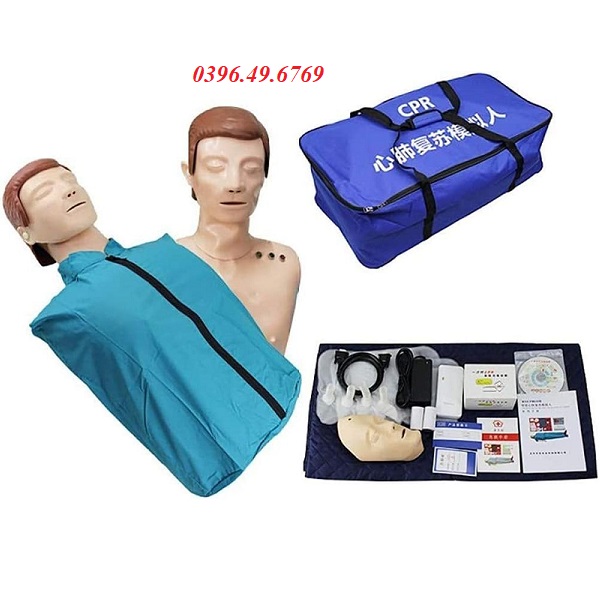 Ô HÌNH HỒI SỨC TIM PHỔI CPR CÓ ĐÈN BÁO ĐIỆN TỬ- HÔ HẤP NHÂN TẠO