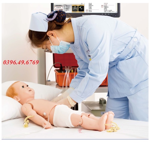 MÔ HÌNH HUẤN LUYỆN KỸ NĂNG CẤP CỨU TOÀN DIỆN CHO TRẺ SƠ SINH MODEL GD/ACLS1500