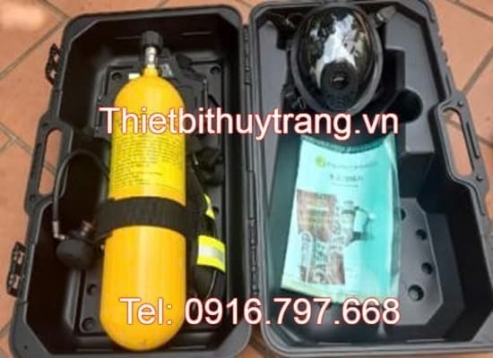 Bộ bình thở dưỡng khí và mặt nạ phòng độc SCBA RHZK6/30