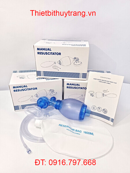 BÓNG BÓP HỖ TRỢ HÔ HẤP NHÂN TẠO AMBU TRẺ SƠ SINH