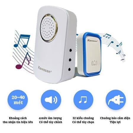 Chuông cửa không dây KAWA DB668D giá tốt