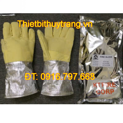 GĂNG TAY CHỐNG CHÁY TRÁNG BẠC KTA1000 KOREA