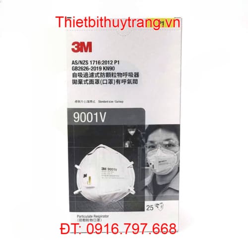 Khẩu Trang Bảo Hộ Có Van Thở 3M 9001V