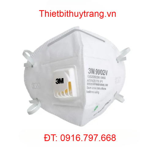 KHẨU TRANG CHỐNG BỤI ĐỘC CÓ VAN 3M 9002V