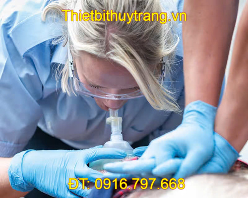 Mặt Nạ CPR Bỏ Túi Có Đầu Vào Oxy Laerdal