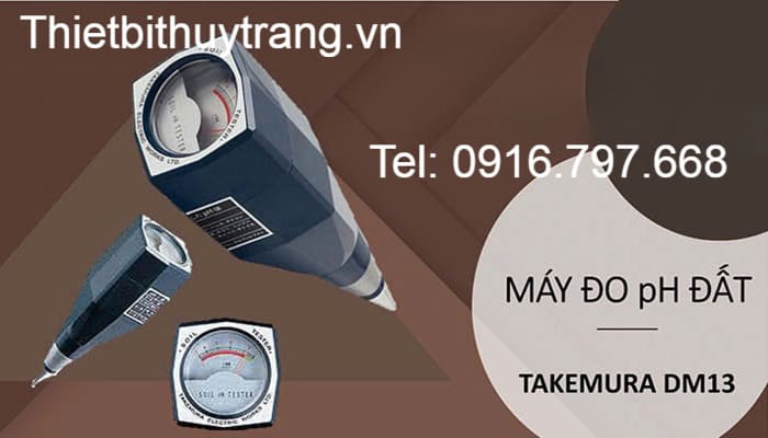 Máy Đo PH Đất Takemura DM13
