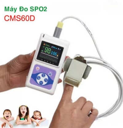 Máy đo SPO2 cầm tay Contec CMS60D trẻ em và người lớn
