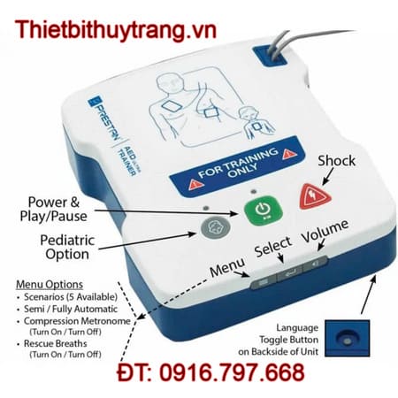 Máy Khử Rung Tim Sốc Tim Prestan PP-AEDUT-401