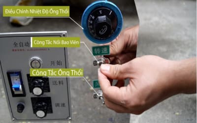 Máy làm viên hoàn kết hợp máy sấy khô và đánh bóng thuốc