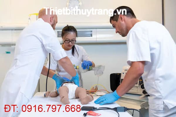 Mô Hình Mô Phỏng Trẻ Sơ Sinh SimBaby Laerdal