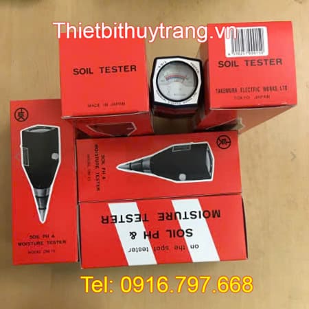 Thiết bị đo PH và độ ẩm đất Takemura DM-15 Nhật Bản