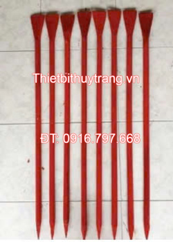 Xà beng chữa cháy sơn đỏ dài 1M