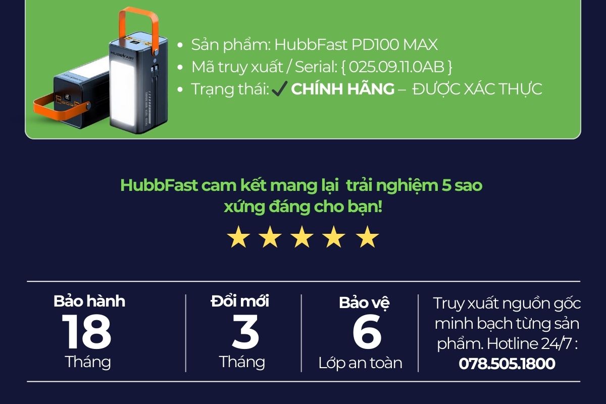 PD100MAX – Thông Tin Chính Hãng & Xác Thực Sản Phẩm | Hubbtronix – ảnh 2