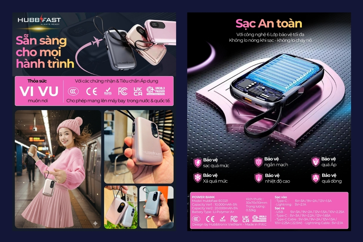 HubbFast ECO21 – Thông Tin Chính Hãng & Xác Thực Sản Phẩm | Hubbtronix – ảnh 6