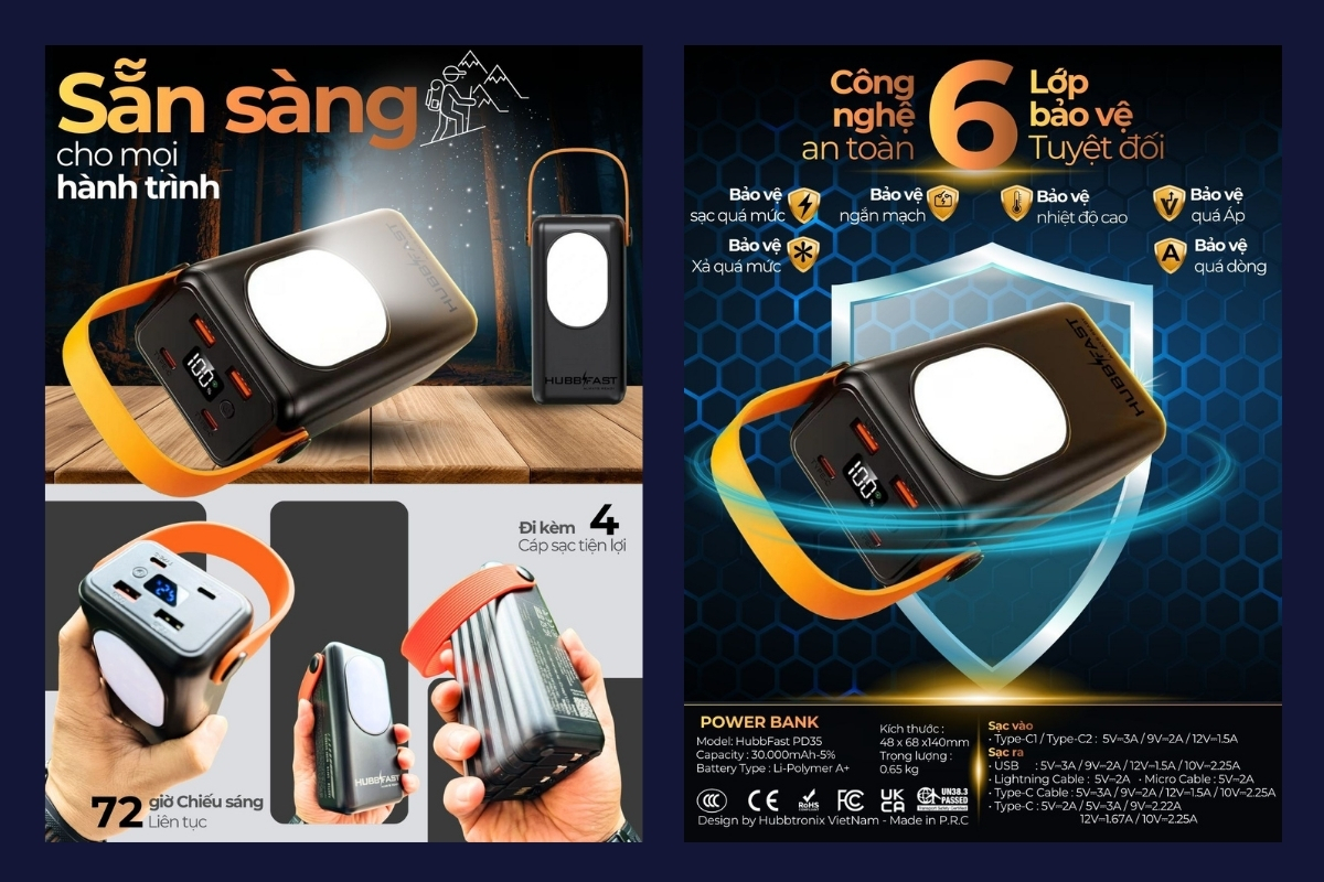 HubbFast PD35 – Thông Tin Chính Hãng & Xác Thực Sản Phẩm | Hubbtronix – ảnh 6
