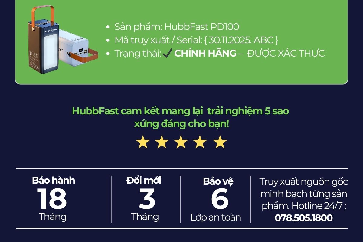 PD100 – Thông Tin Chính Hãng & Xác Thực Sản Phẩm | Hubbtronix – ảnh 2