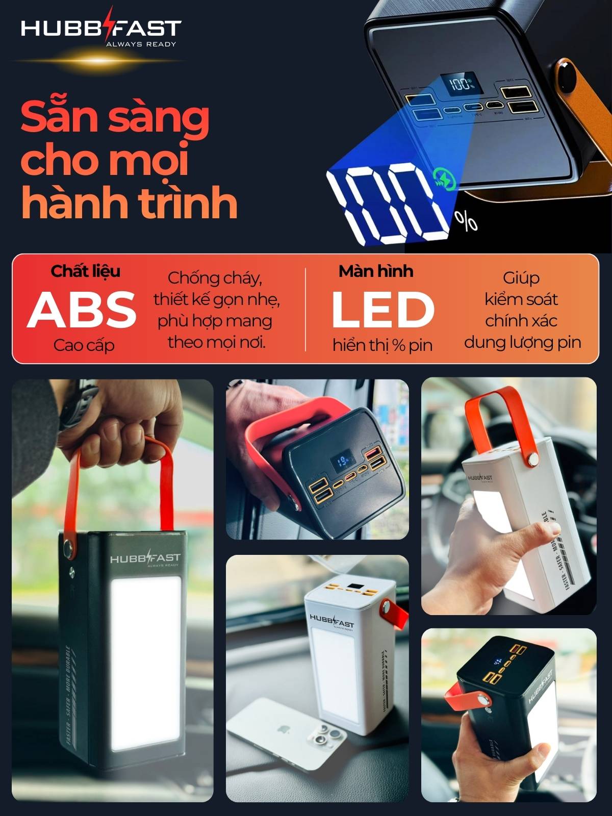 HubbFast PD100 - Sẵn sàng cho mọi hành trình