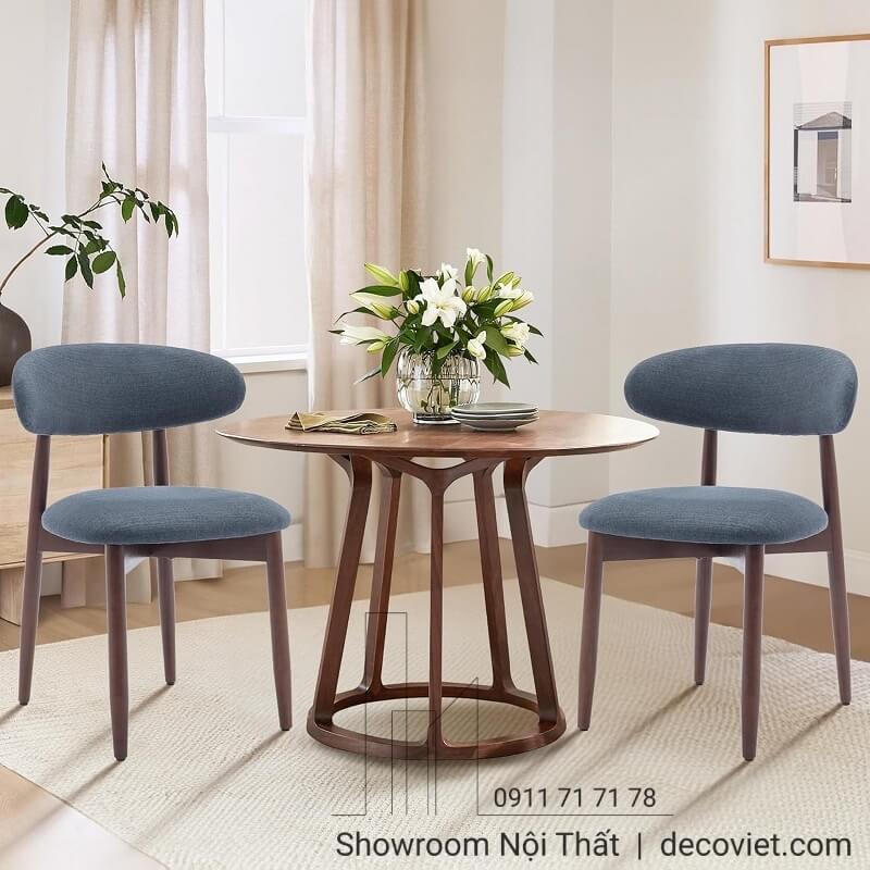 bàn ăn tròn 2 ghế nhỏ gọn