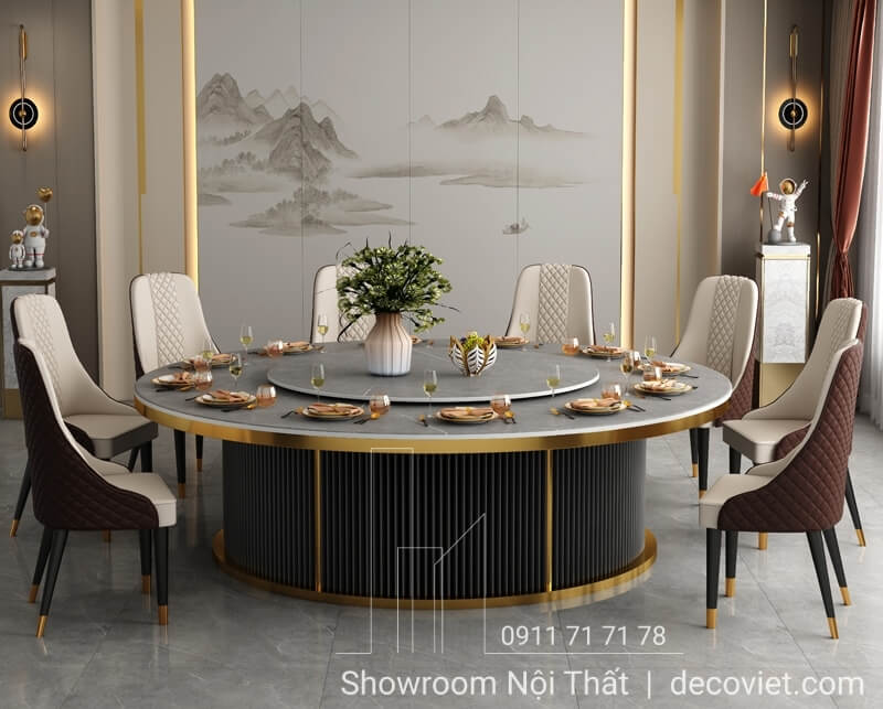 bàn ăn mặt đá thiết kế mặt đá cao cấp dễ vệ sinh