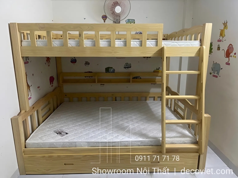 giường 2 tầng cho bé thiết kế tiện lợi