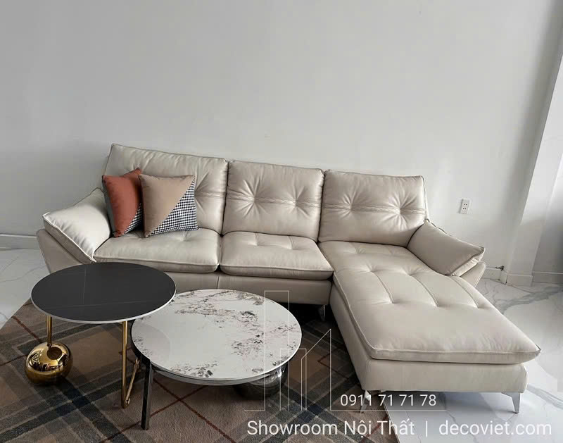Ghế sofa da bò Ý