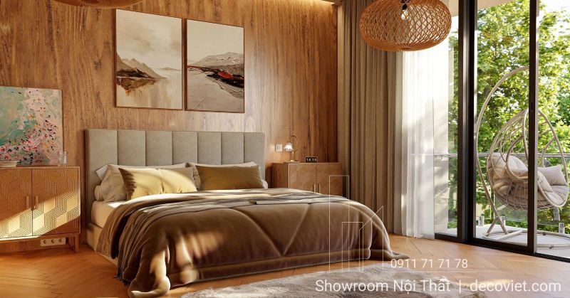 Thiết kế phòng ngủ không giãn rộng rãi, đón nắng đẹp