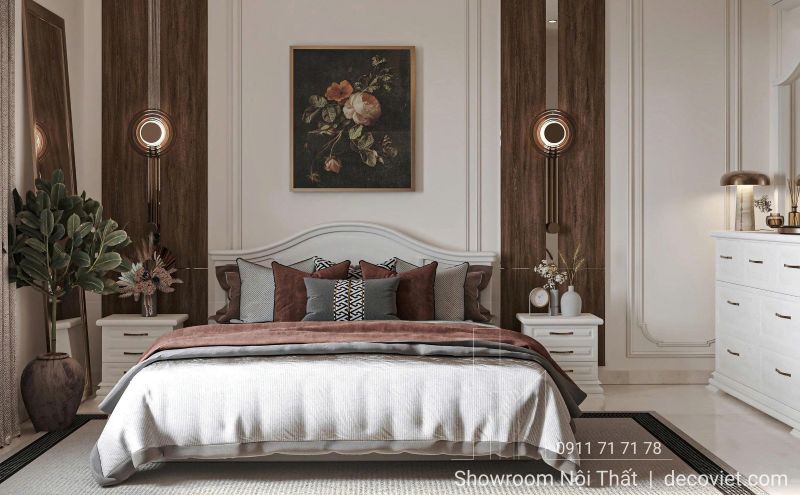 Vẻ đẹp theo phong cách hoài cổ, phòng ngủ dành cho những ai thích cổ điển