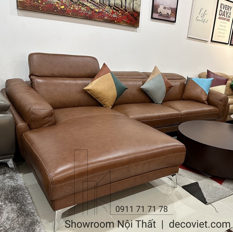 Sofa Da Bò Hiện Đại 665T