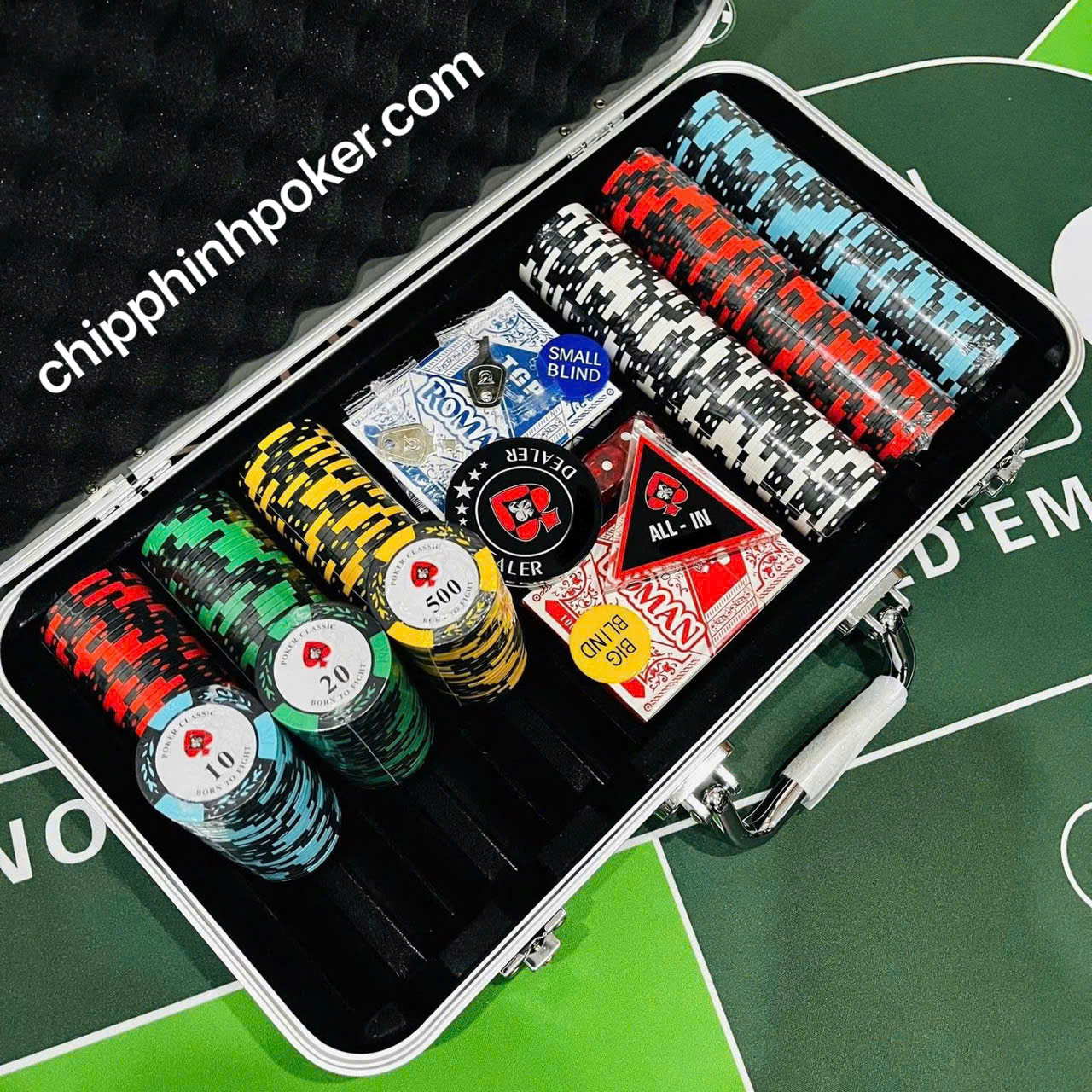 Chip Poker Bình Thuận Phỉnh Thảm Bài Poker Cao Cấp Giá Rẻ Nhất