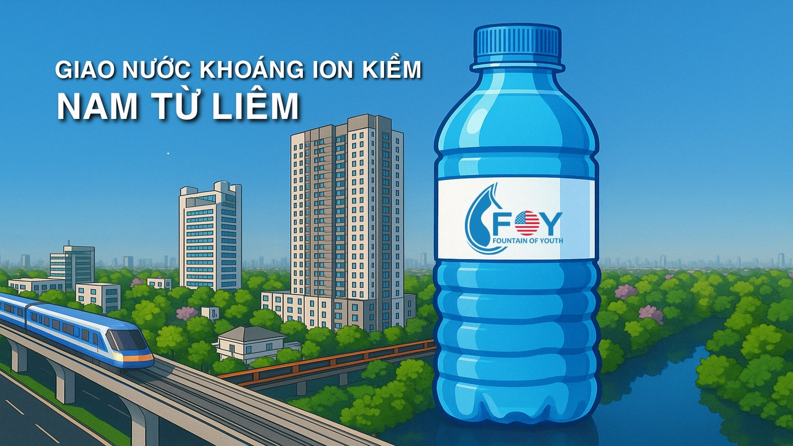 Giao Nước Khoáng Ion Kiềm Tại Nam Từ Liêm