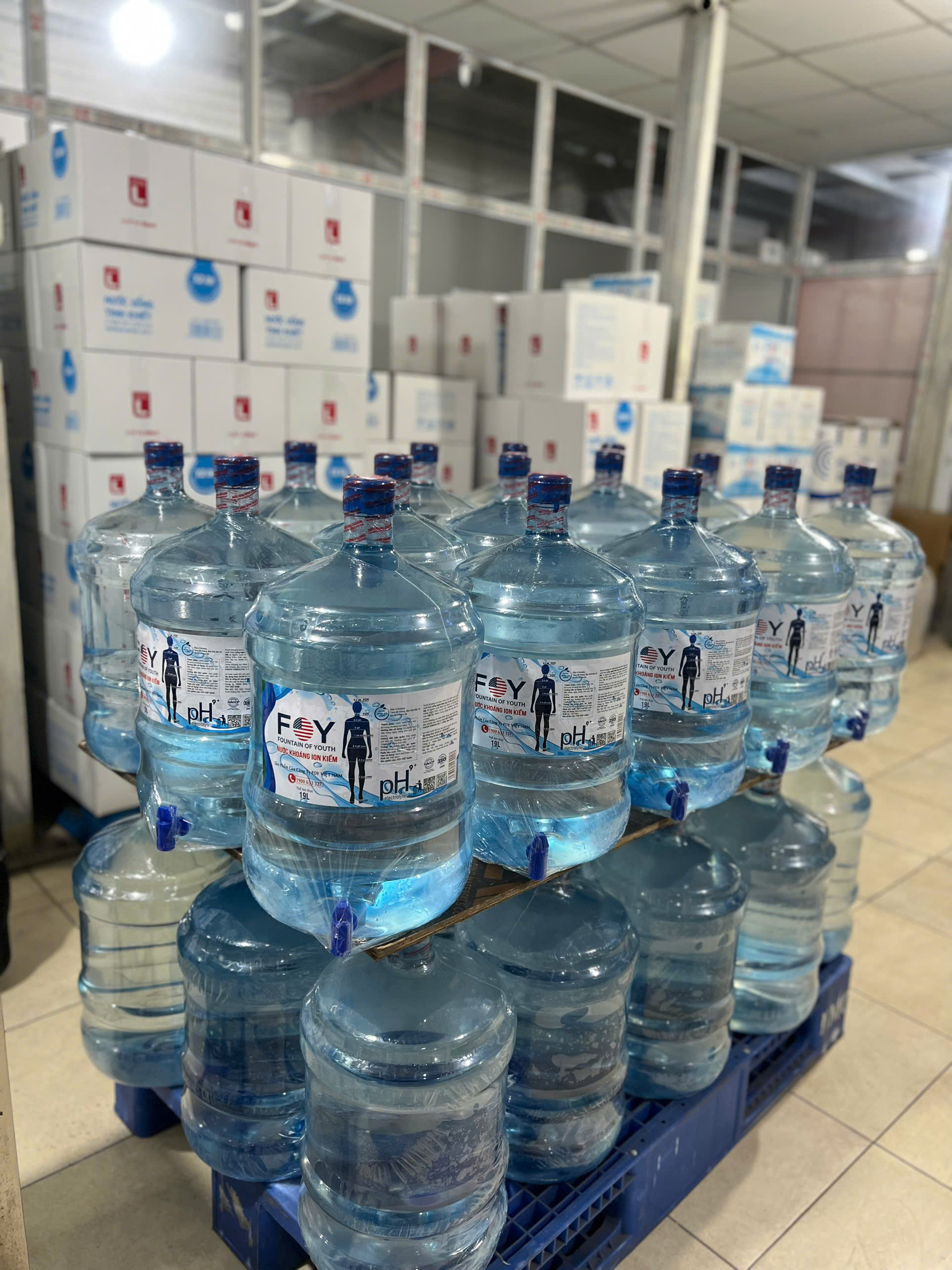 giao nước uống tận nhà