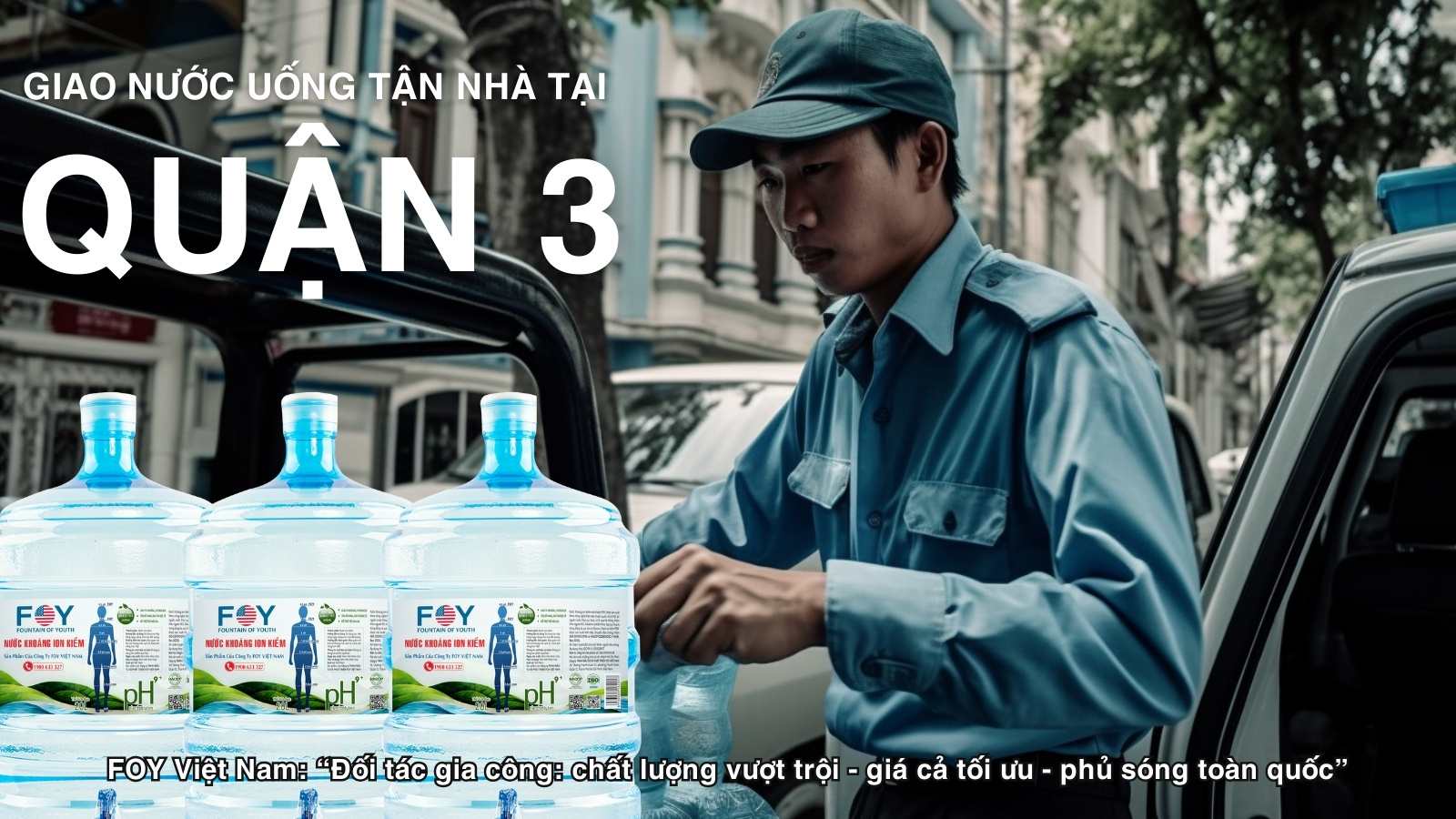 Giao Nước Uống Tận Nhà Tại Quận 3