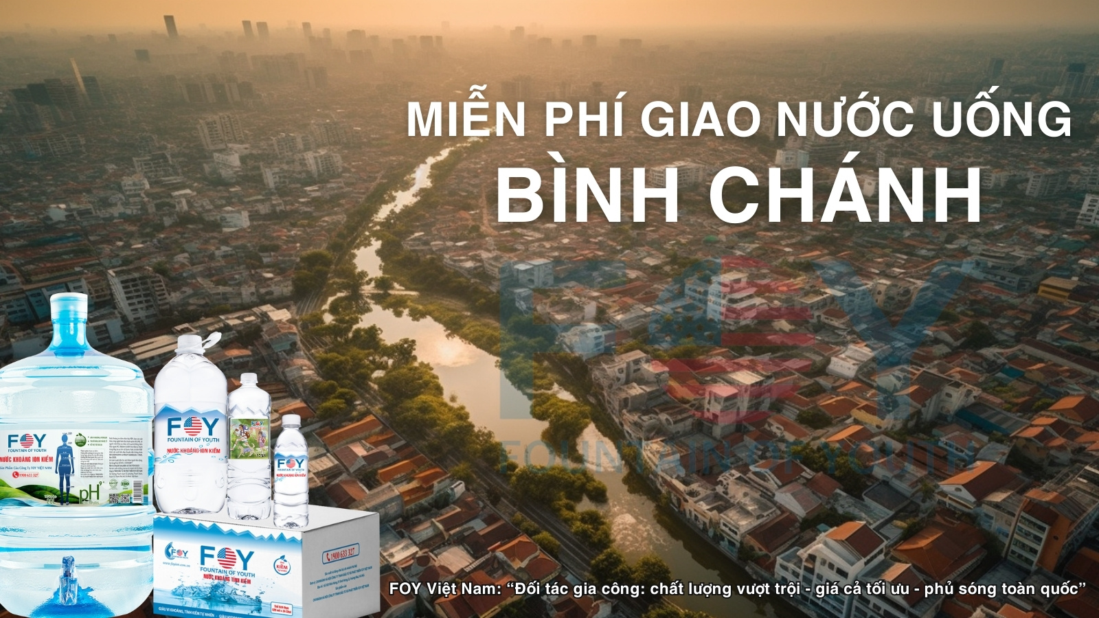 Miễn Phí Giao Nước Uống Gần Chợ Bình Chánh
