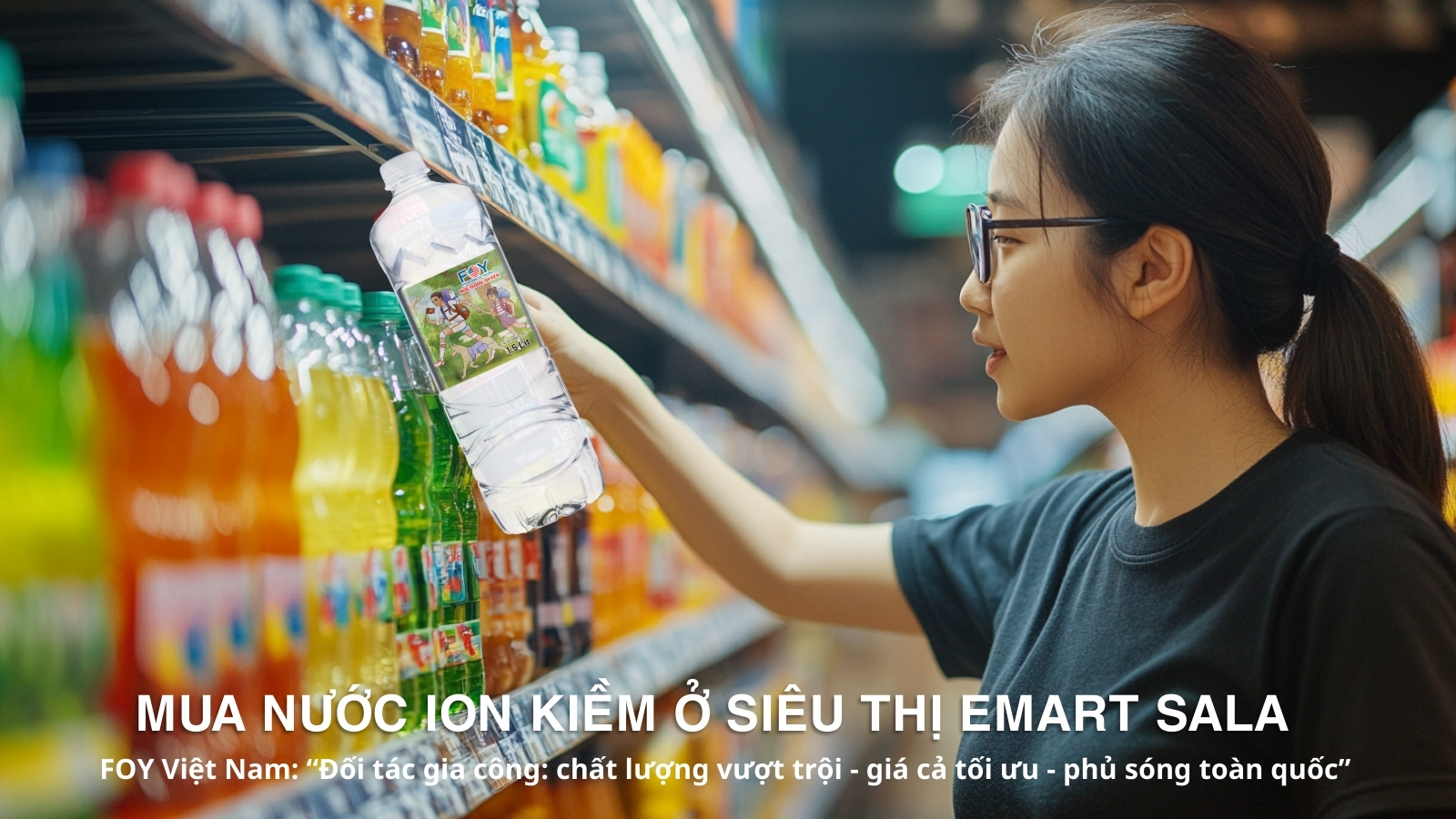 Mua Nước Kiềm Ở Siêu Thị Emart Sala