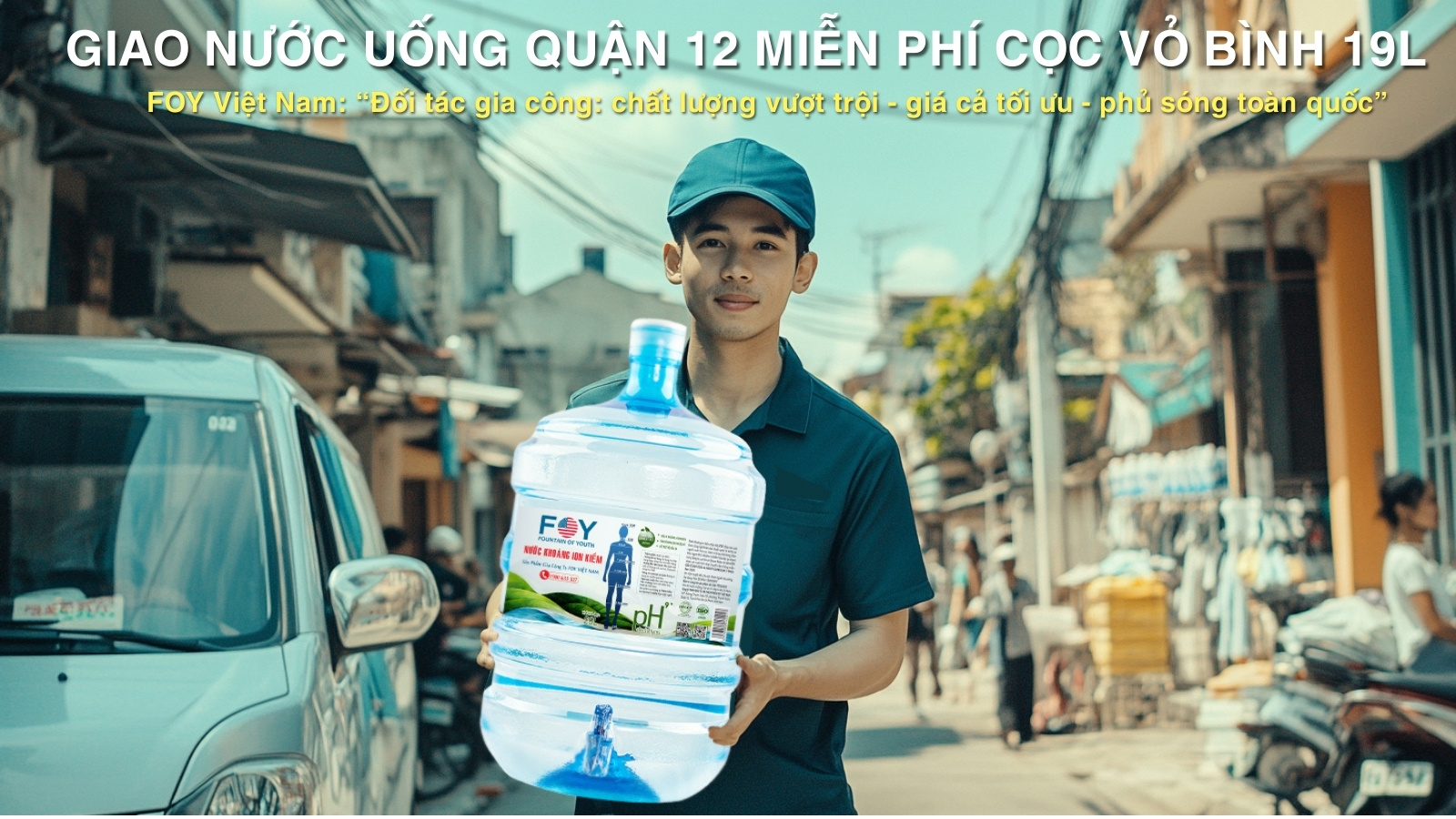 Tổng đài giao nước uống tận nhà quận 12 miễn phí