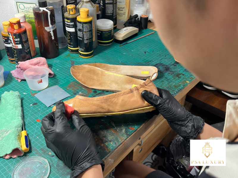 PSA LUXURY - Đơn vị chuyên phục chế giày dép da tại Hà Nội