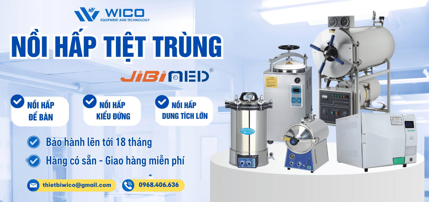 Jibimed: Thương hiệu Nồi hấp tiệt trùng hàng đầu Trung Quốc