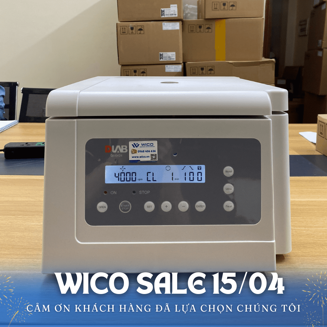 Kiểm tra Máy ly tâm Dlab DM0424 trước khi giao cho khách